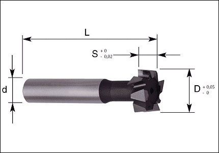 HSS-Co T slot cutter