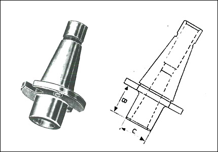 ISO to Morse taper shank reducer sleeve