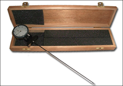 Depth gauge with rod