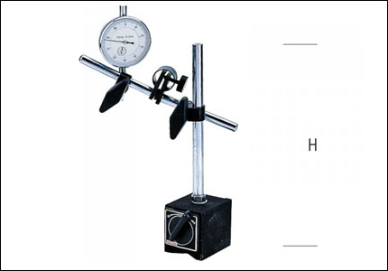 Gauge stand with magnetic base