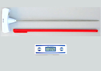 Digital probe thermometer, -50 +300°C