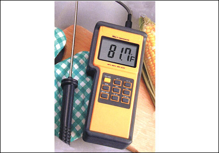 Digital probe thermometer with cable, -50 +300°C