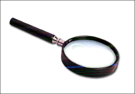 Optical bifocal magnifiyng lens