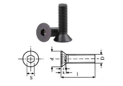 Countersunk socket head screw VSP