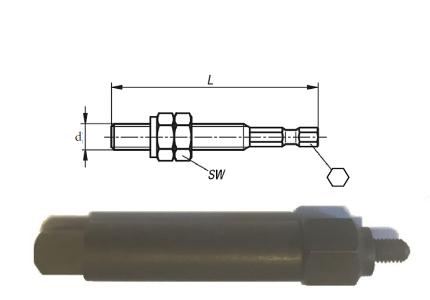 Manual driver for self-tapping threaded inserts