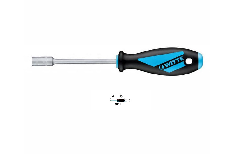 Socket wrench MAXX with plastic handle