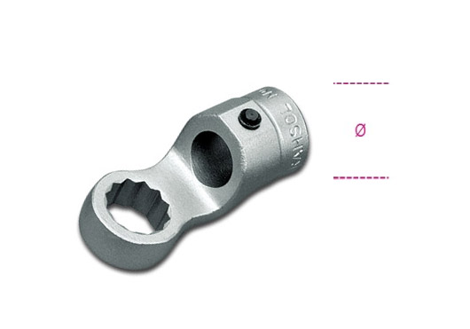 Ring head for universal torque wrench
