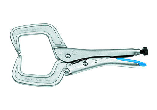 Self-locking pliers for welding section bars