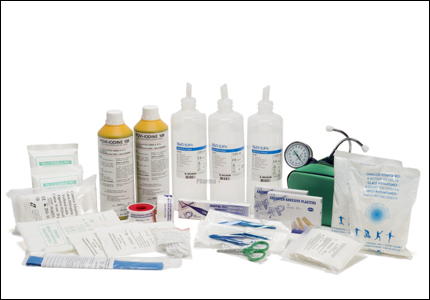 First aid refill pack for factories Groups A and B