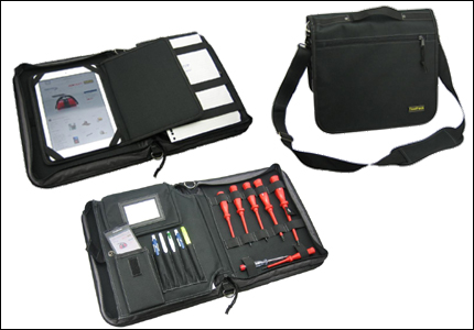 Tools and tablet pouch DATA