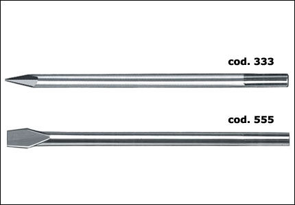Scalpello per martelli a percussione SDS-Plus