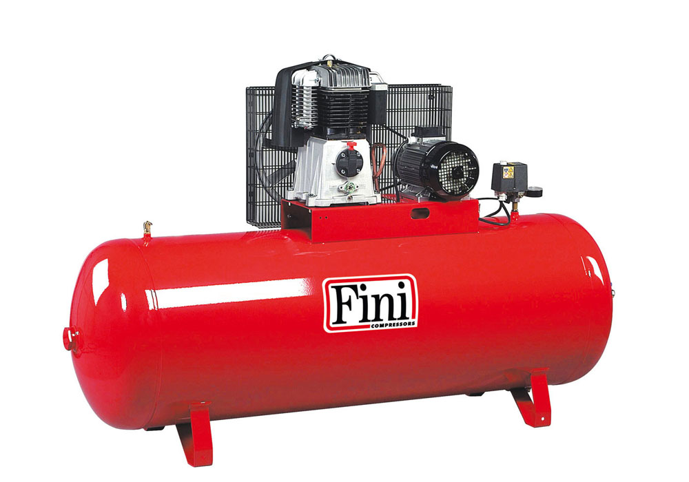 Two-cylinder compressor BK119 with 500 l tank